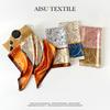 Fashion Generous Scarf 90cm Women's Silk Scarf European and American Headscarf New Color Satin Printed Scarf