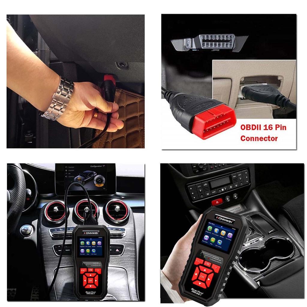 KONNWEI KW850 Car OBD2 Scanner Professional Car Diagnostic Scanner Tools OBD 2 Check Engine Check Automotive Code Reader