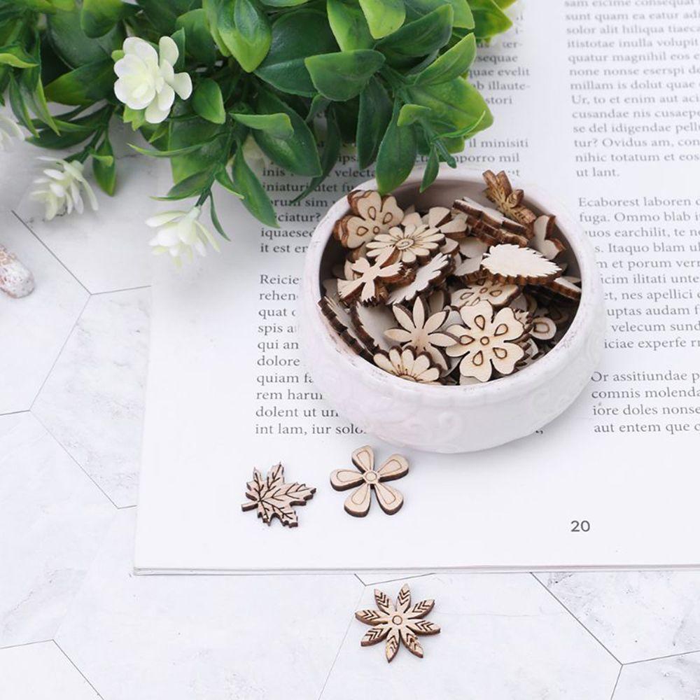 Kid Gift Crafts DIY Scrapbooking Embellishments Wood Slice Doodle Educational Toy Wooden Decoration