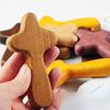 1 шт. Деревянный крест Цельный деревянный крест Деревянные поделки Декоративные ручки Молитвенный сосновый крест