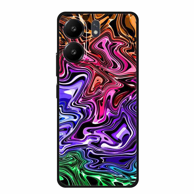 Чехол для Vivo iQOO Neo9 Pro Мраморный Мягкий Силикон ТПУ Чехол для Телефона Для Vivo iQOO Neo 9 Pro 5G Ударопрочный Цветной Расписной Новый Para
