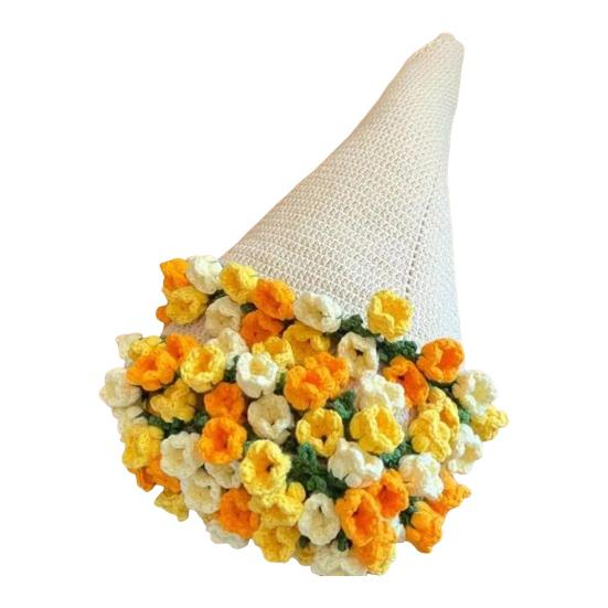 Набор для вязания крючком цветочного одеяла, набор для самостоятельного вязания одеяла с букетом роз, набор для вязания крючком, набор для рукоделия на День матери, подарок для домашнего дивана, декор дивана