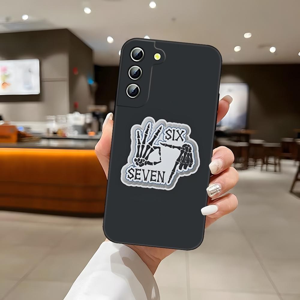 67 Six Seven Phone Case For S25 Samsung S26 S24 Ultra S22 S23 S20 Fe S21 Plus A54 A34 A16 A53 Back Cover