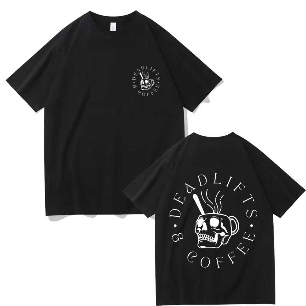 Mens Pure Cotton Tshirt of 2025 Hard Pull Coffee Comfortable Breathable and Highquality A Musthave for Festivals