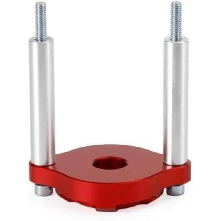 Monkey125 Starter Motor Cover Compatible with Monkey 125 Dax125 Grom 125 2022-2024 CNC Motorcycle Accessories Engine Starter Guard (Red)