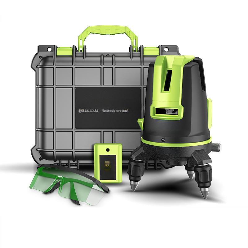 2/3/5-линейный новый лазерный уровень с зеленым светом, горизонтальные и вертикальные перекрестные линии на 360°, самонивелирующийся измерительный инструмент