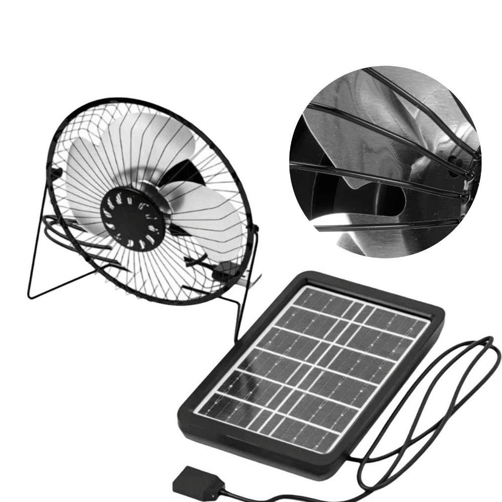 Low Noise Portable Fan Battery Operated Exhaust Fan Air Extractor Solar Fan Office