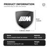 qznrv2 Car Body Logo Decoration Sticker 3D Stereo Alloy Modification For BMW Performance M E87 E30 E46 E28 F35 G20 E93 F20 X3 X