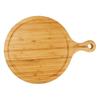 Takemi Shoji Yoshiki Kobo (YOSHIKI) Bamboo Cutting Board, Pizza Cutting Board, Round Pizza Board, Pizza Plate, Bread Cutting Board, Natural Color, YK-