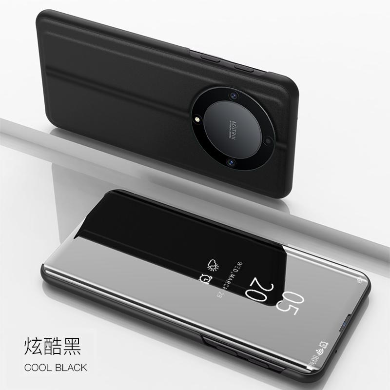 Чехол для Honor X9a с прозрачным зеркалом, откидной крышкой и подставкой, чехлы для телефонов Honor X9a HonorX9a X 9, 6,67 дюйма, бампер, противоударный, задняя крышка
