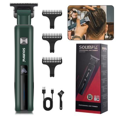 Триммер SOLIMPIA T, триммер для волос с проводом для мужчин, аккумуляторный триммер для бороды, беспроводные машинки для стрижки волос для домашнего использования