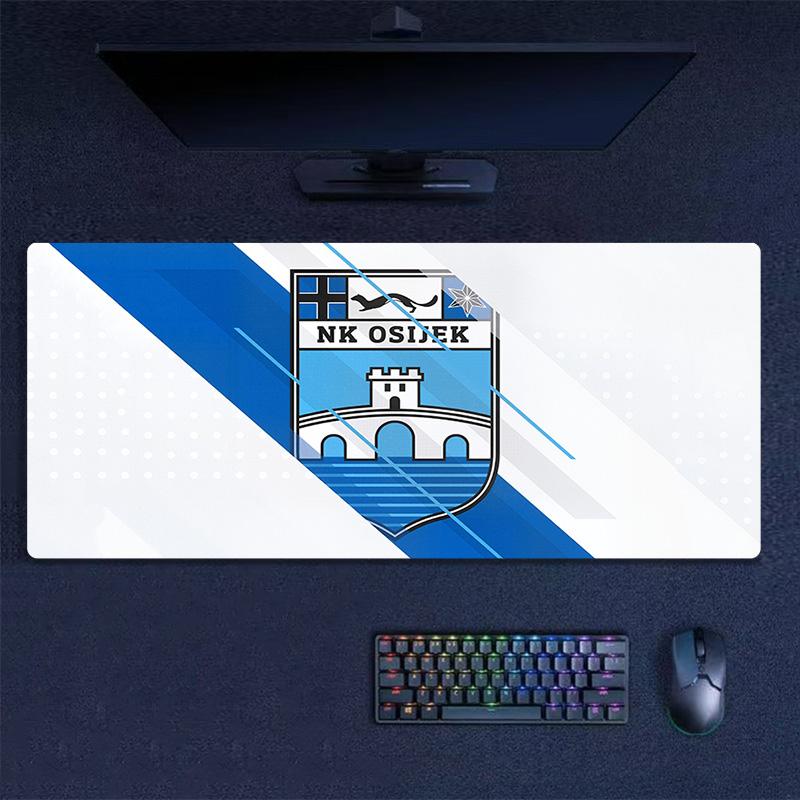 NK Osijek Print  Cushion Non-slip Laptop Tablet Big Mousepad XXL Mat Mini PC Playmat With Lock edge