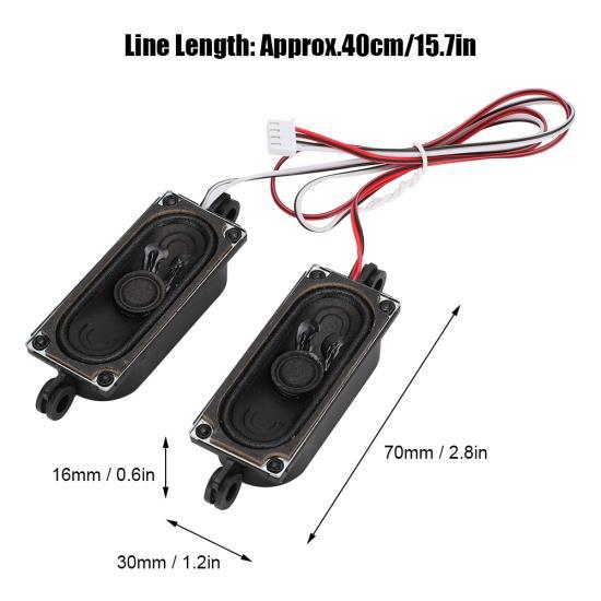  2 шт. 4 Ом 5 Вт ТВ-приставка динамик громкоговоритель усилитель звука для ЖК-телевизора рекламный плеер