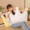 Crown Plush Cushion: Cute Girly Gift for Sofa, Bedside, and Bay Window