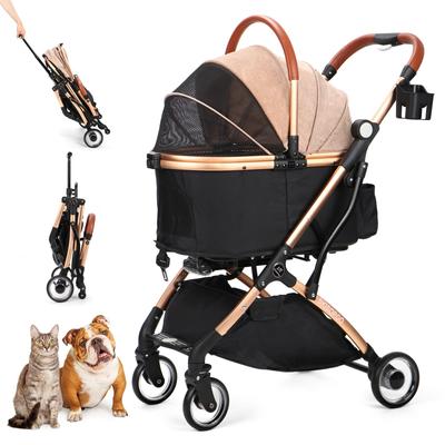 SKISOPGO Тележка для домашних животных для маленьких отдельных собак Собака Переднее заднее колесо Собака Маленькая Средняя Домашнее животное Кошка Удобно для прогулок и поездок Грузоподъемность для домашних животных Тележка для собак