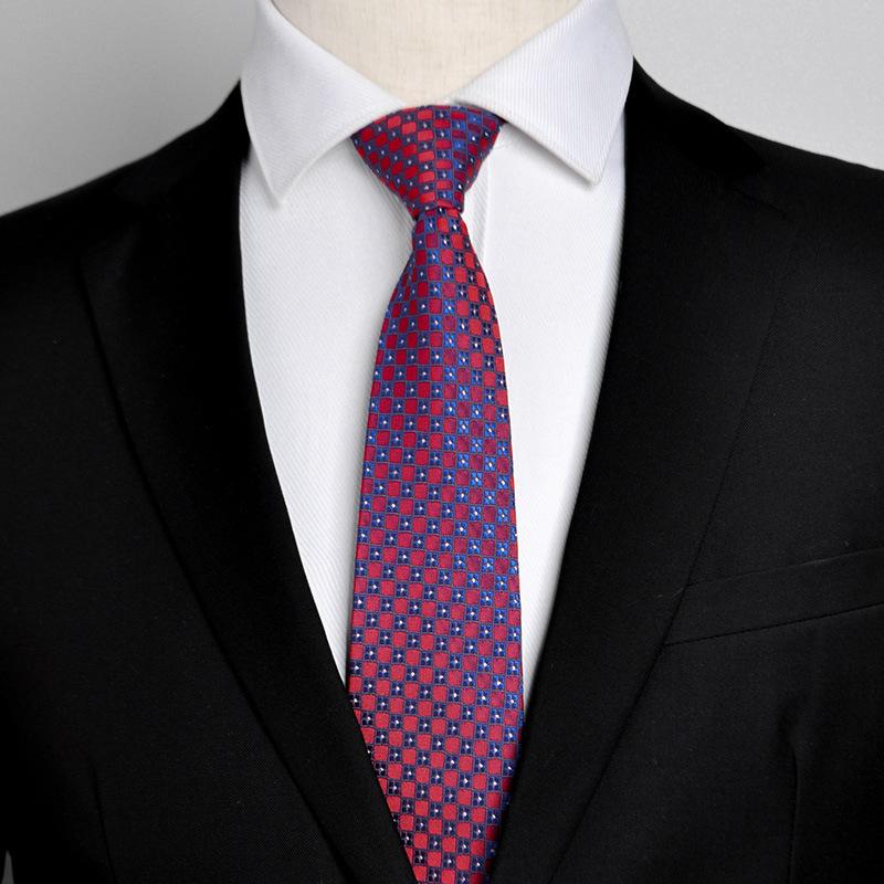 Lazy Zipper Tie Men's Formal Business Professional Easy Pull 8c Suit Blue Groom Wedding