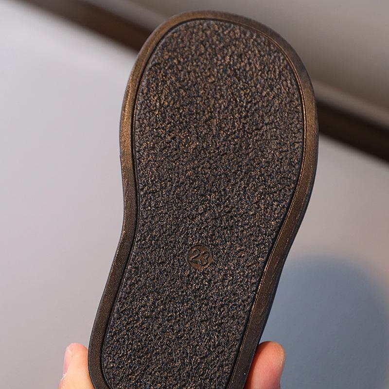 Детские летние удобные простые повседневные уличные универсальные ретро однотонные нескользящие пляжные туфли с мягкой подошвой для маленьких мальчиков и девочек, сандалии, обувь