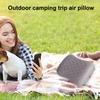 Outdoor Travel Inflatable Pillow with Removable Washable Cover Ergonomic Ultralight Camping Backpacking Hiking Neck Lumbar Support Sleeping Head