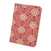 Inden Pass Case G Thin Deerskin Red X White Lacquer Hydrangea Pattern [Indenya] 2527-13-174