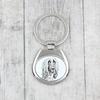 Afghan Hound, Tazi - Keychain with a Dog, Keychain with a Print, Personalized Pendant from the Art-Dog Brand