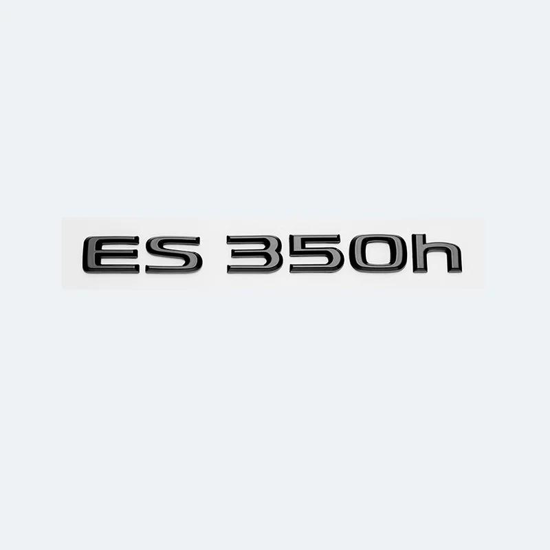 3D Metal Car Letters Rear Trunk Badge Sticker For Lexus Series ES200 ES240 ES250 ES300 ES350 Chrome Glossy Black Emblem