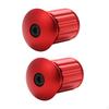 1 пара заглушек на руль велосипеда из алюминиевого сплава, регулируемые, с расширительным замком, для BMX