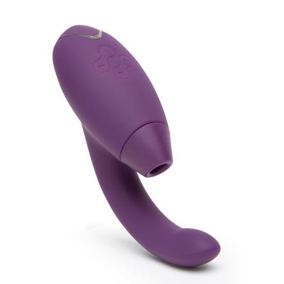 Женский вакуумный вибратор для клитора Womanizer InsideOut Взрослая игрушка Вибратор-кролик с 12 режимами стимуляции Водонепроницаемый Фиолетовый Женский - Точка G - -