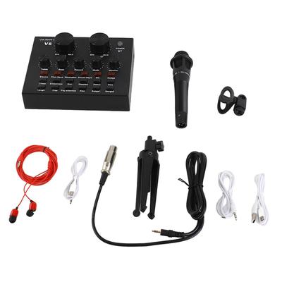 V82 поколение K песня живая звуковая карта набор BM800 конденсатор мобильный телефон компьютер специальный микрофон