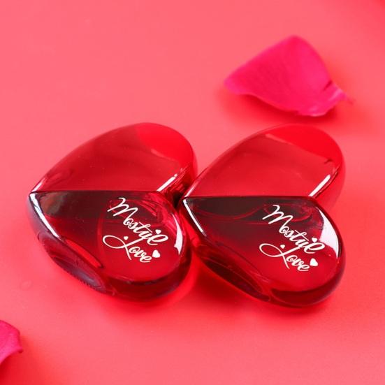 1 бутылка, 50 мл, женские духи Love, стойкий аромат, модные духи в форме сердца для фестивалей, Дня святого Валентина