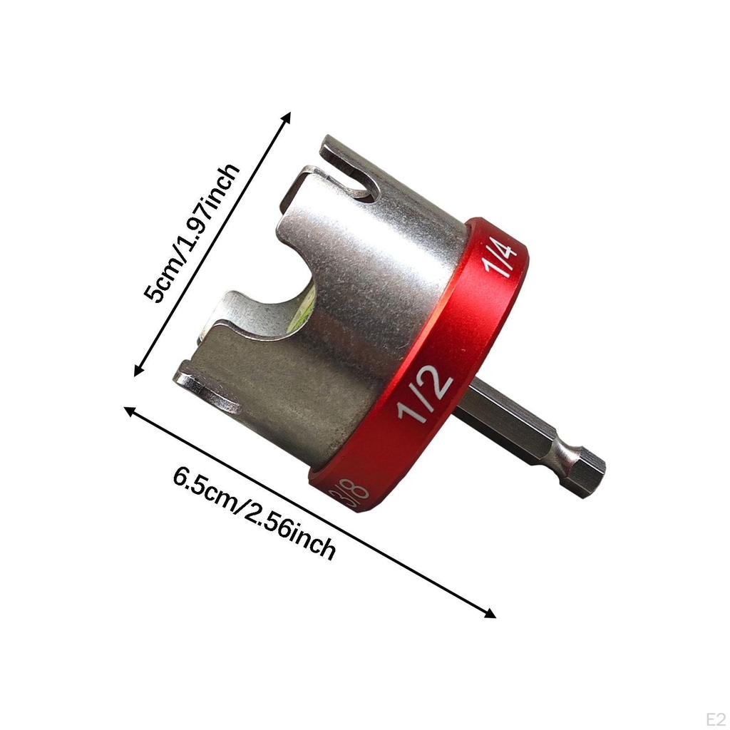 Гайка-заклепка Насадка для дрели для резьбовой шпильки 1/4" 3/8" 1/2" Легкая Сверхпрочная Универсальная Шестигранная