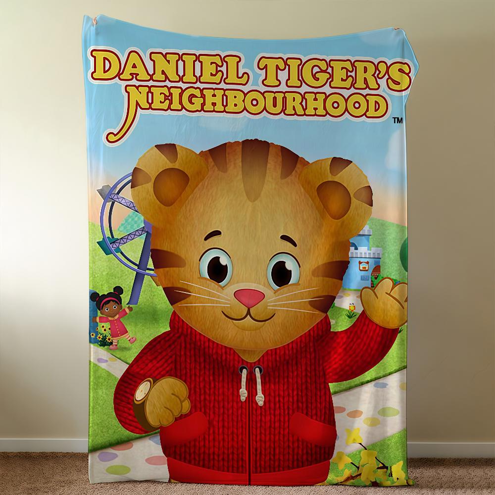 Blanket Throw Tigers D-Daniel Super Cosy Plush Living Neighborhood Room Sofa Couch Childish Birthday Cartoon Gifts