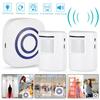 Wireless Motion Sensor Alarm Chime Motion Detector Alert with 2 Sensor And 1 Receiver Security Driveway Alarm Outdoor Doorbell System