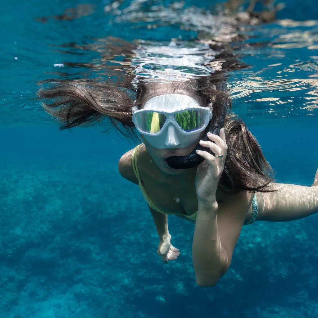 UMMY Маска для фридайвинга Streamline Модель 2024 Фридайвинг Скин-дайвинг Сноркелинг (Матовый черный)