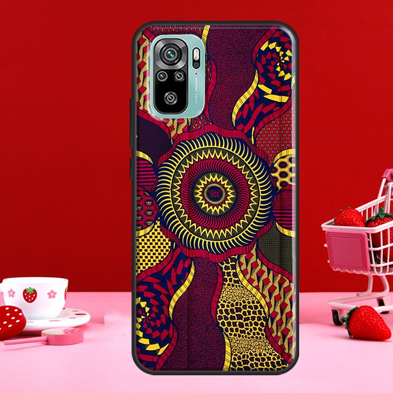 Тканевый принт в африканском стиле для Xiaomi Redmi Note 8 9 10 11 Pro Note 10S 9S 11S, чехол для Redmi 9 10 9T 9A 9C Coque