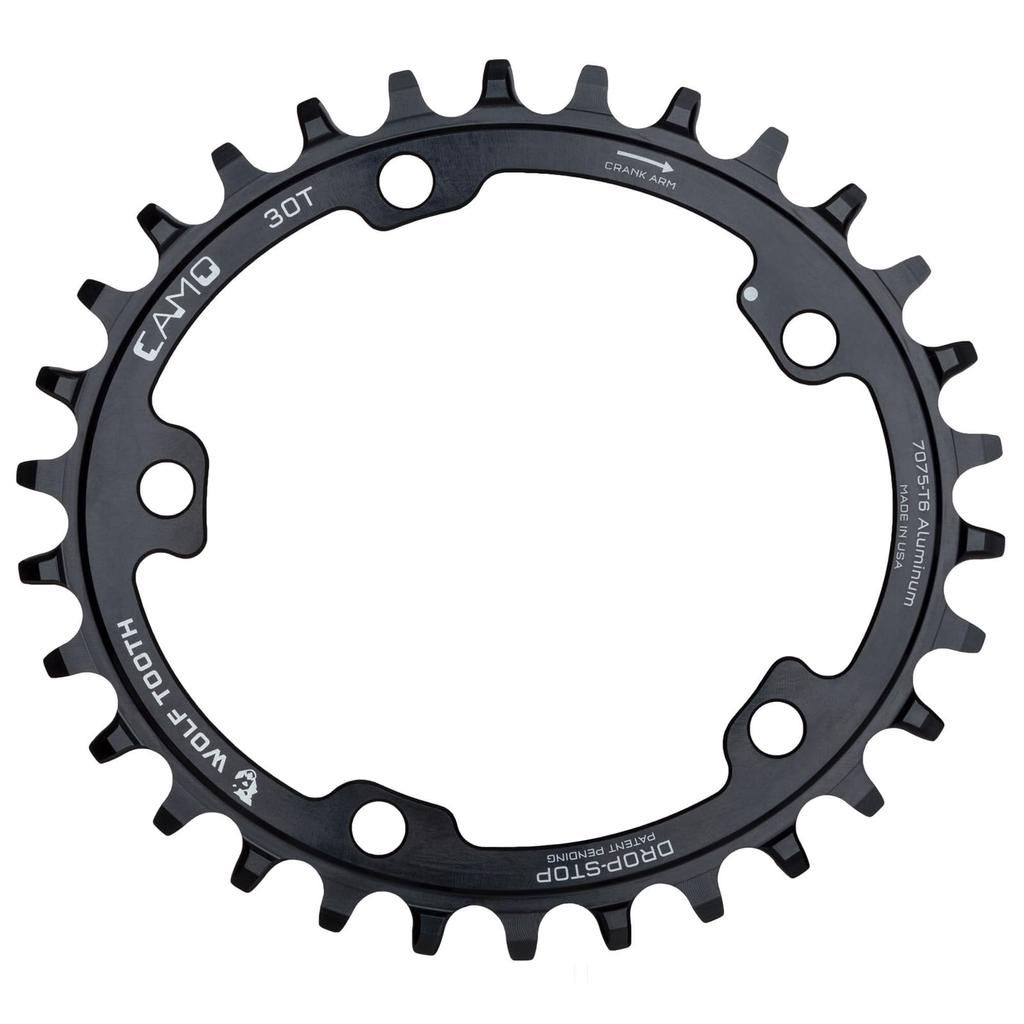 Wolf Tooth CAMO Oval Chainring 30T B Drop-Stop