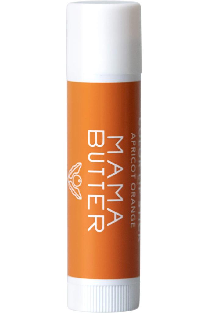 MAMA BUTTER Color Lipstick Apricot Orange Lipstick Lavender Geranium Scent 4g & (x 1)
