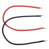 2pcs Battery Inverter Cable Red Black 8AWG Gauge Flexible PVC Waterproof for Car Boat Solar Energy