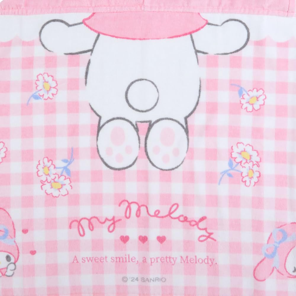 Sanrio Полотенце с капюшоном My Melody My 75 x 120 x 1 Персонаж SANRIO 052621, Мелоди, см,