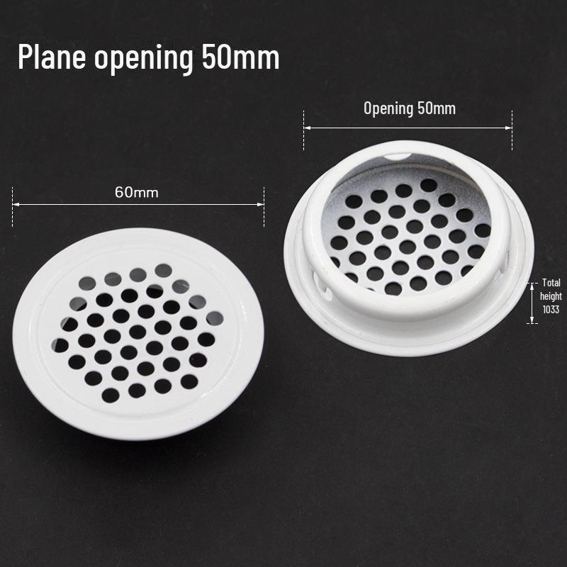 Sukop утолщенная круглая вентиляционная крышка из нержавеющей стали для гардероба и обувных шкафов