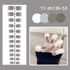 24 шт., полное покрытие, короткие накладные ногти с квадратной головкой, мини-накладные ногти, однотонные накладные ногти для женщин