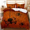 3D Print Microfiber Tarantula Printing Bedding Set - Insect Theme Duvet Cover with Black & Brown Spider