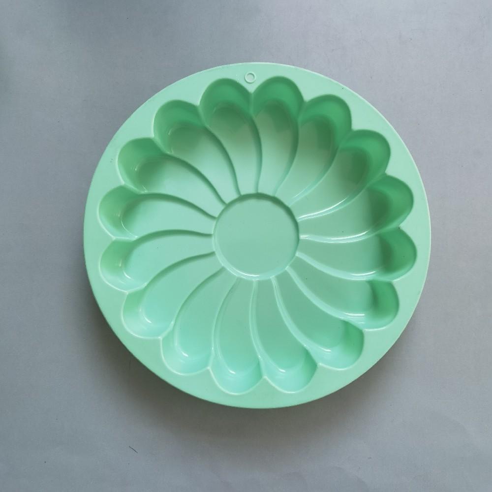 Sun Flower Mousse Design Silicone Cake Mold Food Grade Dessert Bakeware Jelly Egg Tart Bread Mold Kitchen Accessory Baking Tools