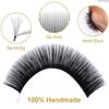 MIZIMO Black Grafted False Eyelashes, Eye Makeup Tools, Natural, Soft and Prolonged. C/D/DD,0.07mm