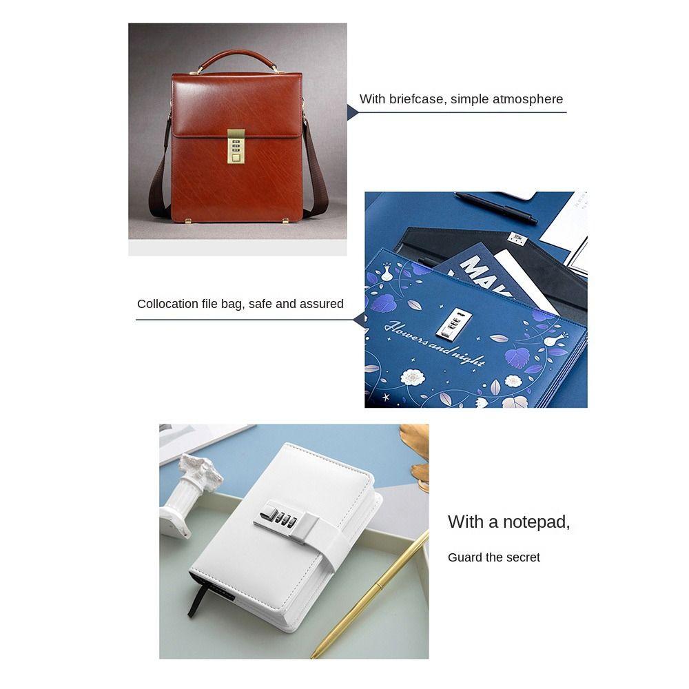 DIY Блокнот Пароль Замок Водонепроницаемый Портфель Замок Прочный Механизм Замок Багаж