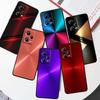 Арт цветной светящийся узор Чехол для телефона Для Xiaomi Redmi Note 15 14 13 12 12S 11E 11 11S Pro Plus 4G 5G Черный Мягкий ТПУ