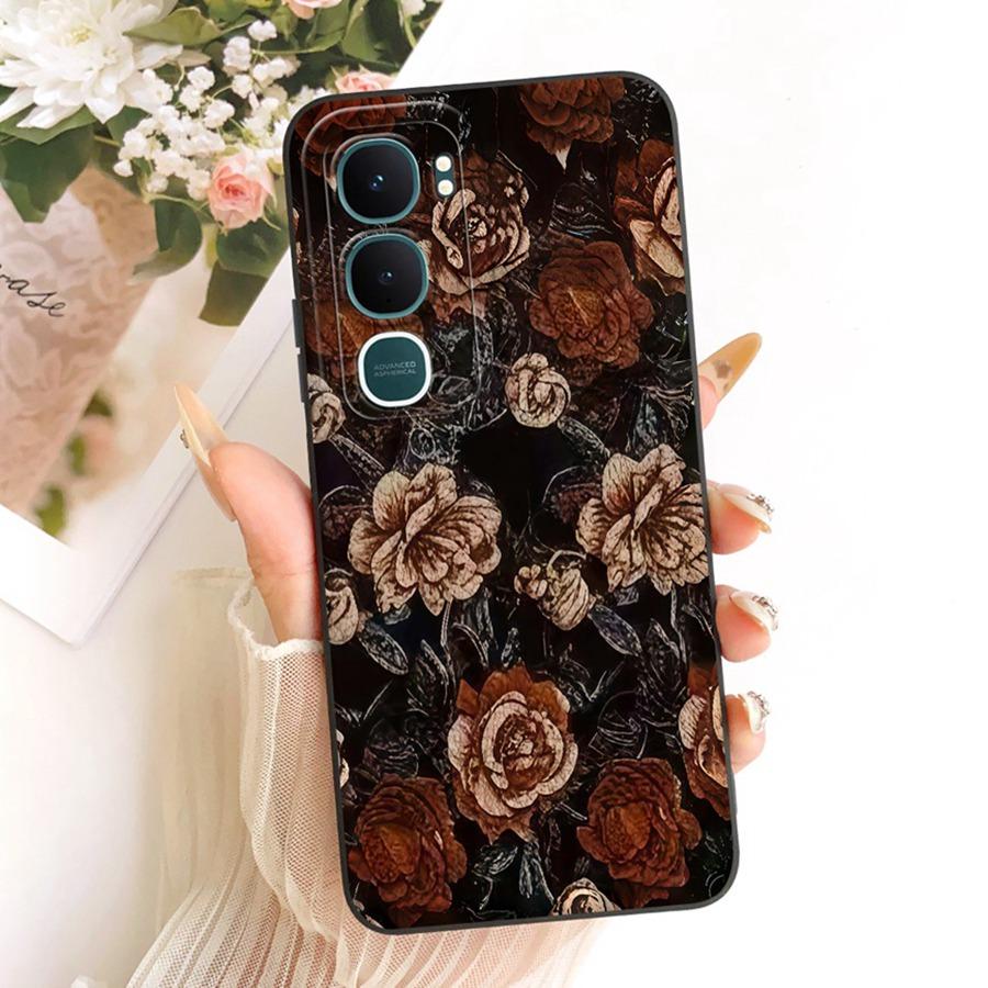 Чехол для Vivo Y21d 2025, Чехол с рисунком кролика, Мягкий силиконовый матовый чехол для телефона для Vivo Y31 Y 31 5G Y 21d, Чехол животные Capa