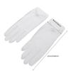 Women Bridal Elegant Wedding Short Gloves Mesh Satin Beaded Pearl Gloves Evening Dress Accessories
