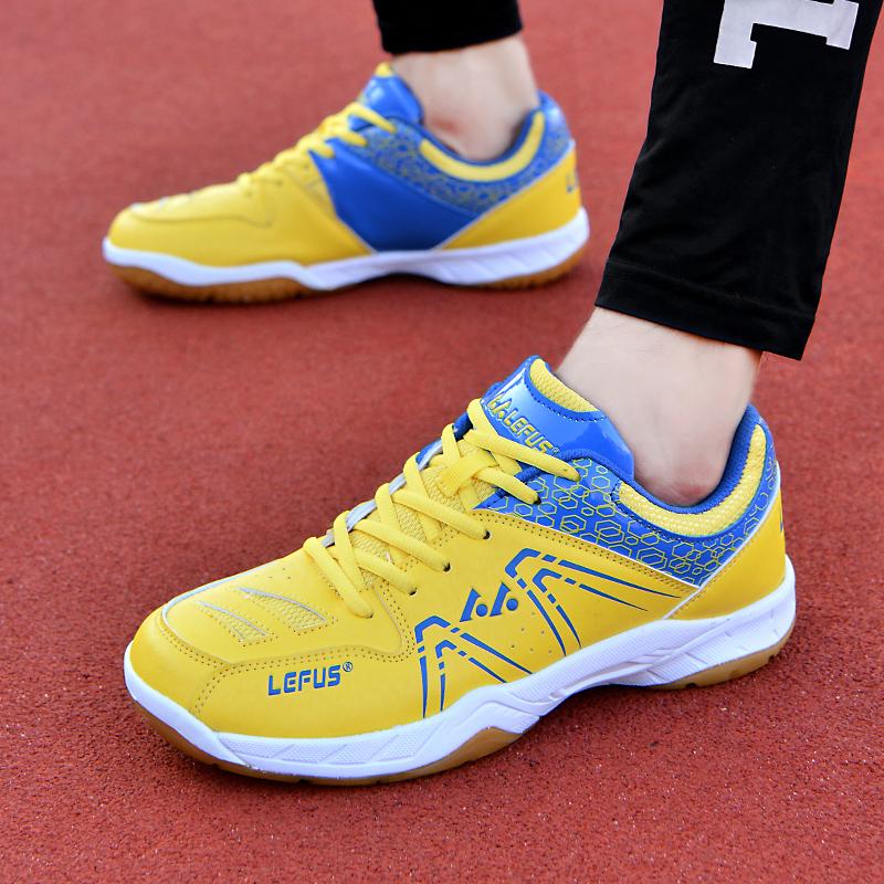 Молодежные и взрослые новые высококачественные амортизирующие противоскользящие и износостойкие туфли для бадминтона, теннисные туфли, туфли для настольного тенниса