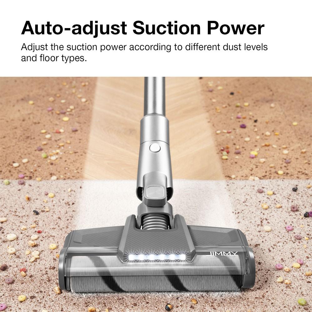 Refurbished JIMMY H10 Flex Cordless Handheld Vacuum Cleaner, 245AW Suction, 4 Cleaning Modes, 0.6L Dust Cup, 2500mAh Battery