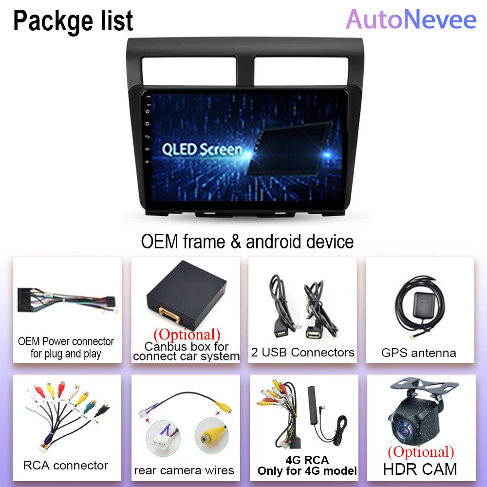 Car Android For Perodua Myvi 2011 - 2016 Multimedia Player GPS Navigation High-Performance CPU HDR QLED Screen 5G WIFI No 2Din